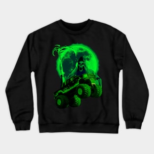 Monster Truck Grim Reaper Crewneck Sweatshirt